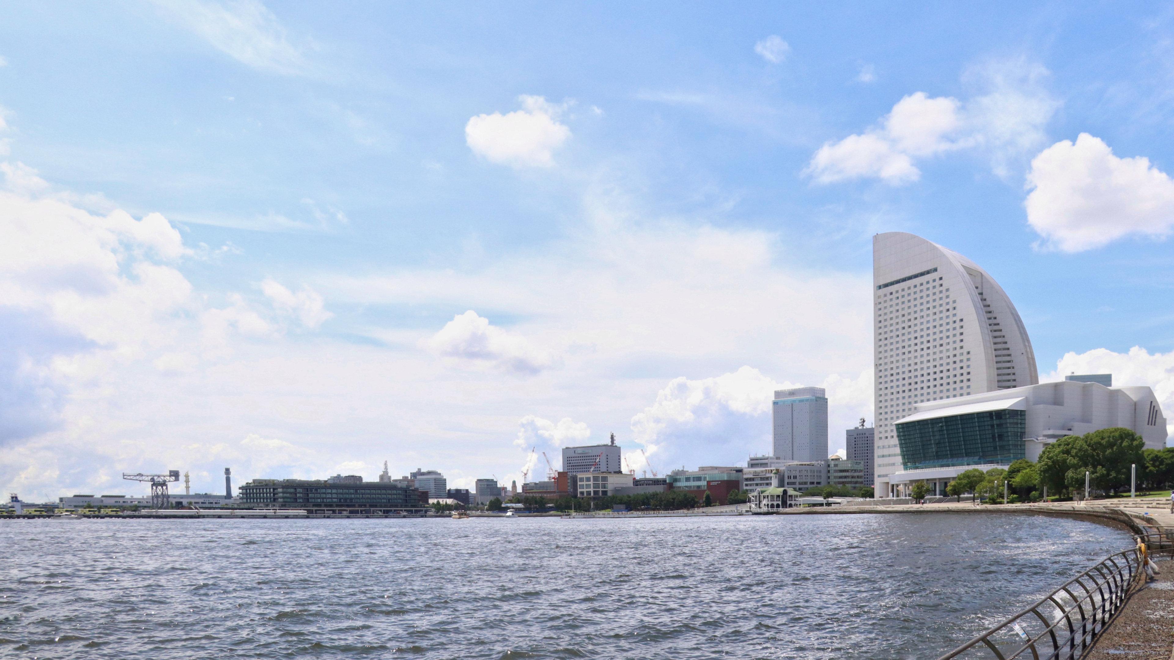 Готель Intercontinental Yokohama Grand By Ihg Екстер'єр фото View of the port of Nagoya