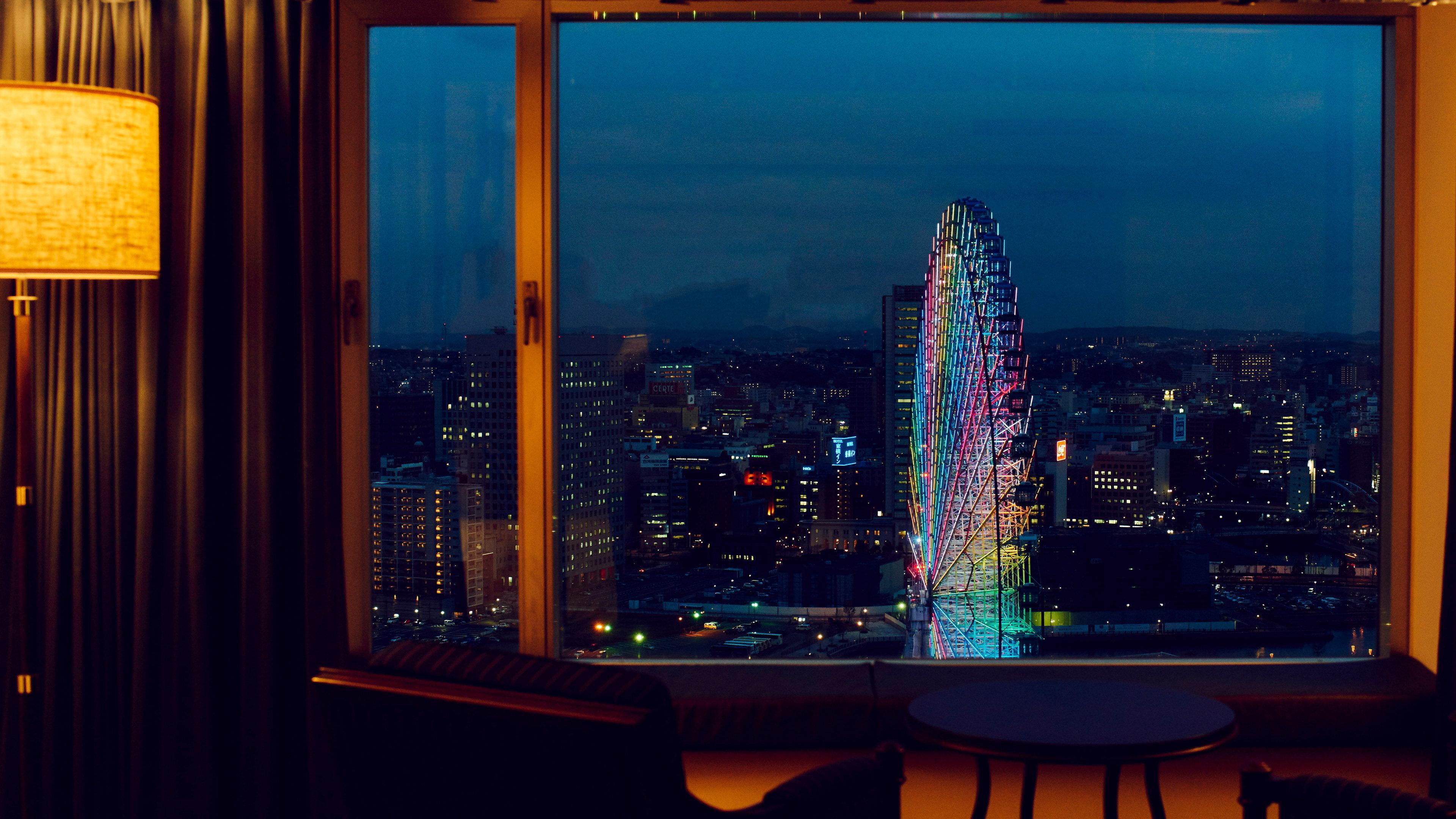 Готель Intercontinental Yokohama Grand By Ihg Екстер'єр фото View from a room at the hotel